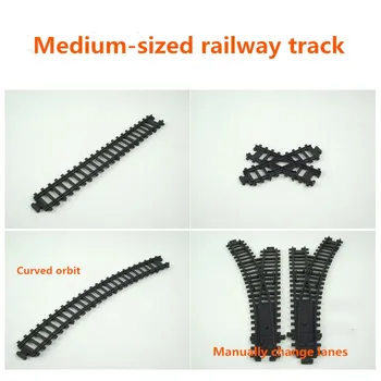 Mediu tren electric șină de tren model de accesorii de tren de jucărie urmări