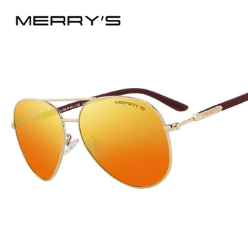 MERRYS DESIGN Bărbați/Femei Clasic Pilot Polarizat ochelari de Soare 100% Protectie UV S8058