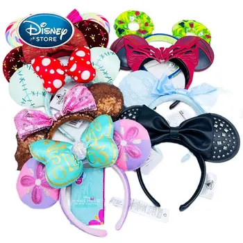 Mickey Bentita Disney Minnie Mouse Ureche Disneyland Arc Hairband Accesorii De Par Sirena Ariel Desene Animate Benzi Hawaii Articole Pentru Acoperirea Capului
