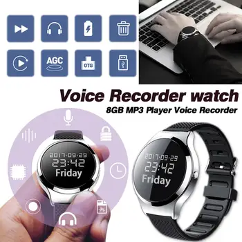 Micro Înregistrare Pen Mini Bratara Profesionale HD Watch Recorder Bratara Control Vocal Dovezi Colector Construit-in Microfon 0