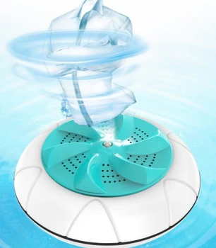 Mini cu Ultrasunete Mașină de Spălat automată de Spălare a Preveni Lichidare Val Roata de spalat portabile, de uz Casnic dormitor