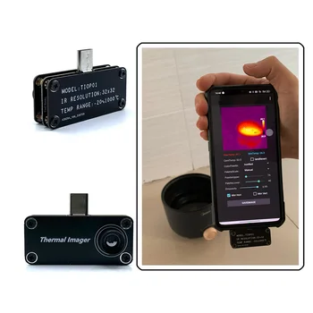 Mini IR Senzor Termic Viziune de Noapte Externe Termografice Camere 32x32Resolution mai Multe Moduri de Culoare pentru Telefonul Mobil Android