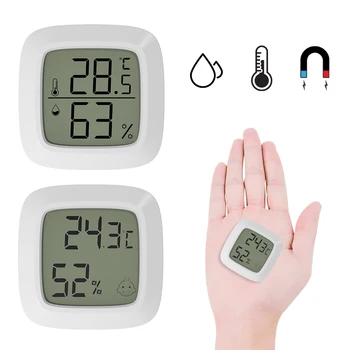 Mini LCD Digital Termometru Higrometru Interior Electronice de Temperatură și Umiditate Metru Senzor de Ecartament Stație Meteo Higrometro