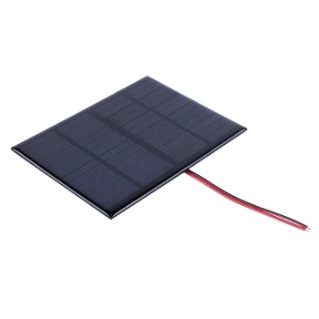 Mini Panou Solar DIY Încărcător Solar Modulul de Polisiliciu Bord Portabil în aer liber Baterie/Încărcător de Telefon Mobil