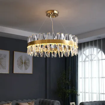 Moderne de Cristal Pandantiv Lumina LED-uri de Interior Candelabru de Lux Decor de Iluminat Pentru Bucătărie Sufragerie Camera de zi Dormitor 1