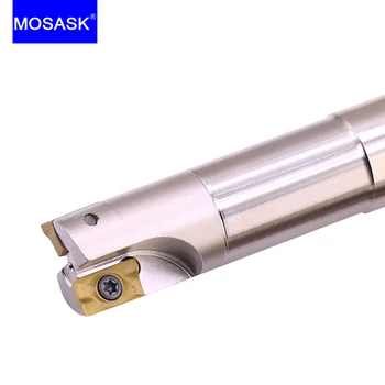 MOSASK BAP300R BAP300 20mm 25mm CNC Unghi Drept Umăr APMT 1135 Carbură de a Introduce End Mill Strung freze Indexabile