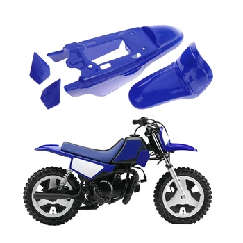 Motocicleta Full Carenaj de Plastic Aripa Rezervor de Ulei Pernei Scaunului Kit Pentru Yamaha PW50 PW 50 ALBASTRU
