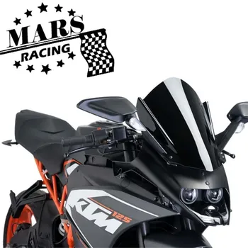 Motocicleta Sport de Curse Parbriz Parbriz Deflector Vizorul Viser Pentru Double Bubble Pentru RC125 RC250 RC390 2014-2020