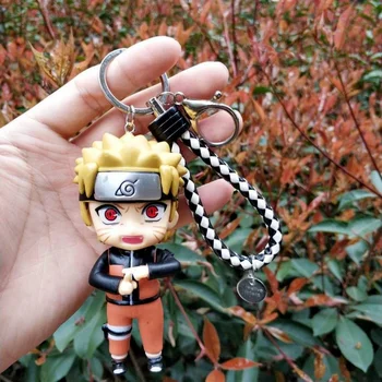 Naruto figurina Breloc pentru Cheile de la Mașină Anime Brelocuri Accesorii Akatsuki Itachi Figurine Geanta Rucsac Papusa Femei Barbati Cadou