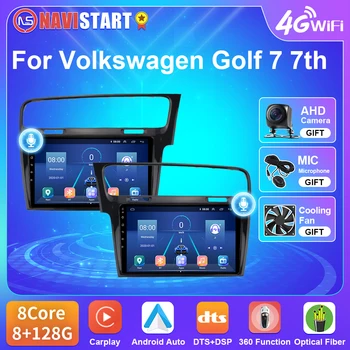 NAVISTAR T5 Android 10 Pentru VW Volkswagen Golf 7 2013-2016 Radio Auto 4G WIFI DSP Player Carplay DSP Navigare GPS Nici un DVD 2 Din