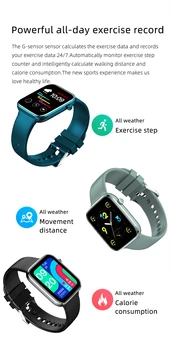 NOI 2022 1.69 Inch Smartwatch Oameni Complet Tactil Multi-Modul Sport Cu Smart Watch Femei Monitor de Ritm Cardiac Pentru iOS Android 3