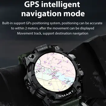 Noi 2022 Ceas Inteligent Bărbați Fitness Bluetooth, 4G, Wifi, GPS Runda 4+64G Camera Dublă Aerobic Sport rezistent la apa Memento Mesaj 4