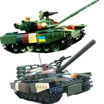 Noi Xingbao Militar Cărămizi Seria 2 Stiluri rusă T64 Și T72 Senile de Tancuri Blocuri Caramizi WW2 Jucarii si Cadouri