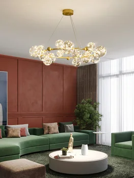 Nordic minimalist living, sala de mese lampa de lux înstelat dormitor Candelabru 3