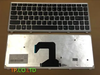 Nou, Original, pentru Lenovo IdeaPad U410 NE Tastatura cu Ramă de Argint aspect engleză 25203730 25-203730 0