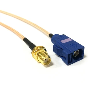 Noul Modem de Cablu Coaxial SMA Female Jack Să FAKRA C Conector RG316 Coadă 15CM 6 inch Adaptor RF Pigtail