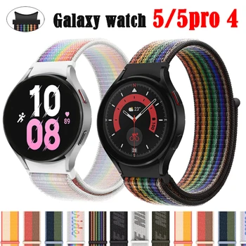 Nu Golurile Trupei Pentru Samsung Galaxy Watch 5 4 44mm 40mm curea Watch4 Clasic 42 46mm Nailon Bucla de Capăt Curbat Curea pentru Watch5 pro 45mm