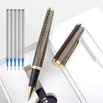 Oamenii de afaceri de birou pix Metal Roller Ball Pen 0.5 MM, Cerneala Refill, Multi-Culoare Opțional Biroul Scoala de Afaceri Scris, Cadou Stilou