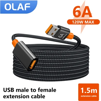 OLAF Cablu-prelungitor USB 3.0 Bărbat-Spre-Femeie de Mare Viteză de Transmisie Cablu de Date Pentru Calculator, Camera TV Printer Cablu de Extensie