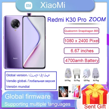 Original Xiaomi Redmi K30 Pro Zoom versiune 5G Smartphone Snapdragon 865 Opt Core 6.67 Plin Ecran Curbat 64 de Milioane de Pixeli