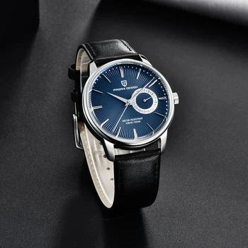 PAGANI DESIGN de Brand de Afaceri de Moda Ceas de Lux Cuarț Ceas de mână rezistent la apa 100M Casual din Piele Calendar Ceas Pentru Barbati Reloj 3