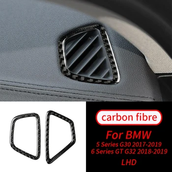 Pentru BMW Seria 5 6GT G32 G30 17-19 Real Fibra de Carbon de Culoare Bordului Superior de Aerisire Mașina de Acoperire Accesorii de Interior