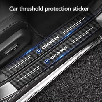 Pentru Changan CS75 PLUS CS95 CS35 alsvin CS15 CS55 Fibra de Carbon Autocolant Auto Auto Ușă Portbagaj Benzi de Protecție Anti Scratch Decal