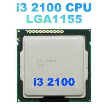 Pentru Core I3 2100 CPU Procesor LGA1155 3MB Dual Core Desktop CPU Pentru B75 USB Miniere Placa de baza
