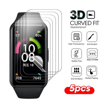 Pentru Huawei Band 6 Smartwatch Moale TPU Hidrogel Film Protector Anti-zero Ecran Protector Pentru Onoare Trupa 6 Bratara 0