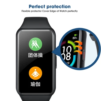 Pentru Huawei Band 6 Smartwatch Moale TPU Hidrogel Film Protector Anti-zero Ecran Protector Pentru Onoare Trupa 6 Bratara 2