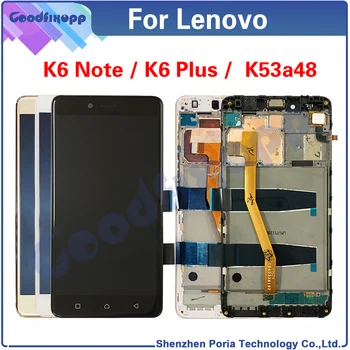 Pentru Lenovo K6 Notă K53a48 K6 Plus Display LCD Touch Ecran Digitizor de Asamblare Pentru Lenovo K6Note K6Plus Ecran Înlocuire