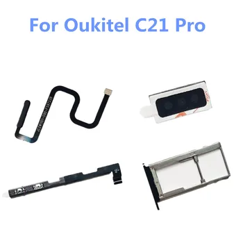 Pentru Oukitel C21 PRO Telefon Sim Card TF Titularul Tava Slot+Senzor de Amprentă+Power Buton de Control al Volumului Parte FPC+Receptor Receptor