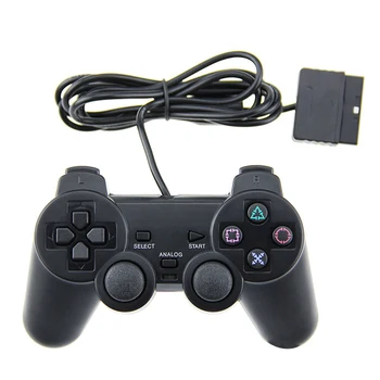 Pentru PS2 cu Fir Controler de Joc Gamepad Duble Vibrații Clar Controler Gamepad Joypad pentru playstation 2 PS2 Gamepad Accessory