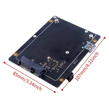 Pentru Raspberry Pi 4 Model B 2.5 Inch SATA HDD/SSD de Stocare placă de Expansiune, X825 USB3.1 Hard Disk Mobil Module 4
