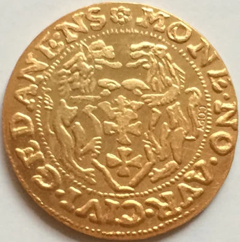 Placat cu aur 24K 1546 rusă monede de aur copie