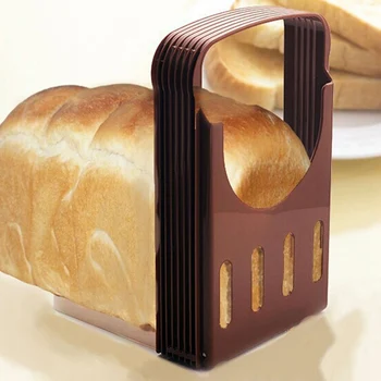 Pliabil Pâine Cutter Rack Bakeware Cutter Pentru Pâine Prăjită Slicer Plastic Pâine Toast Mucegai Ghid De Feliere Instrumente De Bucatarie