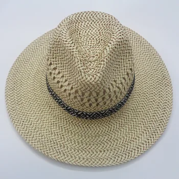 Primavara-Vara Pălărie de Paie de Jazz în aer liber Bărbați Parasolar Femei Pălării de petrecere a timpului Liber pe Plaja de protecție Solară de Vacanță Moda Respirabil Rece Capac H513