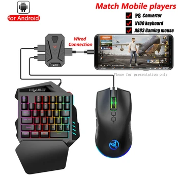 PUBG Gamepad Mobile Controller de Gaming Keyboard Mouse-ul Converter Controlor Mobil pentru Android