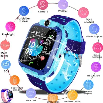 Q12 Copii Ceas Inteligent SOS de Telefon 1.44 Inch Impermeabil Ceas Smartwatch Pentru Copii Cu Cartela Sim Foto Copii Cadouri pentru xiaomi