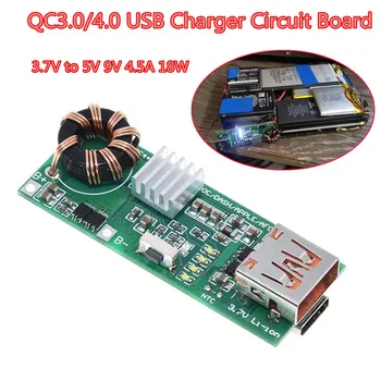 QC4.0 QC3.0 USB de Tip C, Încărcare Rapidă Modulul de Alimentare de Putere Banca 3.7 V la 5V Boost Incarcator Circuitul de Putere Mobil Module