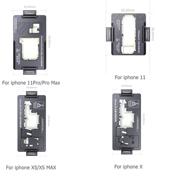 QIANLI ISocket Jig Telefonul Placa de baza Strat de Testare Cadru Pentru IPhone X XS XSMAX 11 11Pro Max Mijlocul Nivelul Logic Board reparații