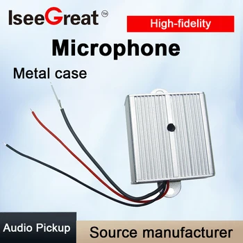 Reglabil de Înaltă Sensibile CCTV Microfon Ascuns de Tip Mini pentru Sistemul de Securitate de Reducere a Zgomotului Sunet Audio de Preluare de Înaltă Fidelitate