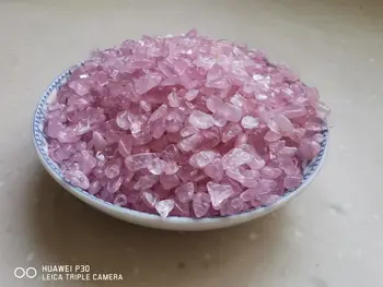 ROSE CUARȚ de cristal, 3-5mm scazut, mini pietre roz Chips-uri de vindecare