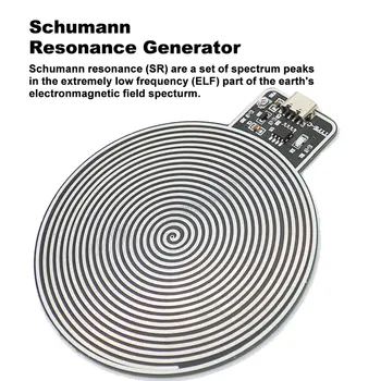 Schumann Wave Generator Ultra-joasă Frecvență Generator de Impulsuri cu Baterie Reîncărcabilă USB Alimentare Somn Ameliorator