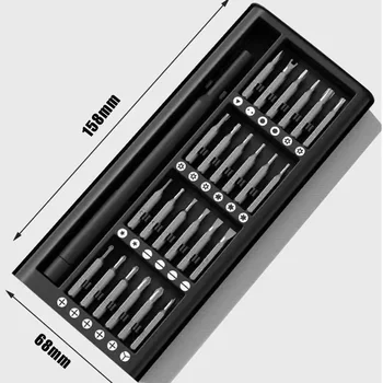 SHENHAOXU de Precizie Set de Șurubelniță 25 in 1 Mini Precizie Magnetic Bits Instrument de Reparare Kit pentru iPhone Macbook iPad Ochelari 1