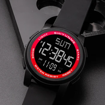 SHIYUNME Militare 5Bar Impermeabil Ceasuri de mână de sex Masculin energia Solară Bărbați Ceas Digital Cronometru Sport Ceasuri Relogio Masculino