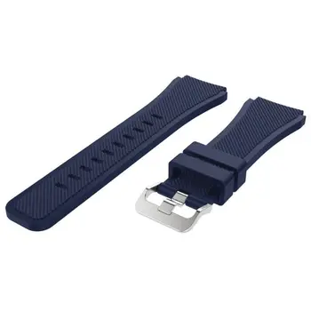 Siliciu Band Compatibil pentru Samsung S3/Galaxy Watch 46MM Curea de mână Brățară de Înlocuire Curea rezistent la apa Sweatproof QXNE 5
