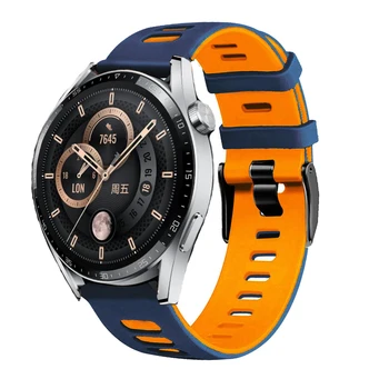 Silicon 20 de 22mm Smart Watch Band Bratara Pentru Ceas Huawei GT3 GT 3 42 46 mm Curea de mână GT 2 GT2 Pro Watchband Bratara Correa 1