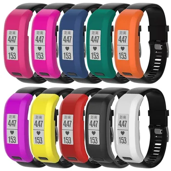 Silicon Coajă de Protecție pentru Garmin vivosmart HR+Protector Cadru Caz de Fitness Tracker 10 Culori Silicon Moale Smartwatch Cazuri 0