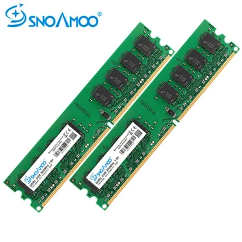 SNOAMOO Desktop PC Berbeci DDR2 4GB(2x2GB) 800MHz PC2-6400S 240-Pin 1.8 V DIMM Pentru Intel și AMD Computer Compatibil Memorie de Garanție